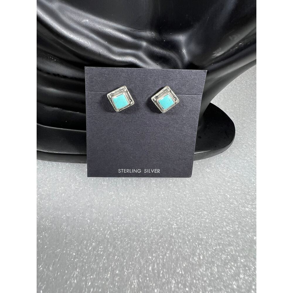 Vintage Sterling Silver Turquoise Southwestern Country Western Rodeo Deadstock - Picture 9 of 16